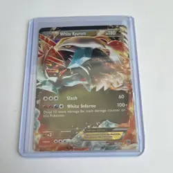 Pokemon TCG White Kyurem EX Plasma Storm 96/135 Ultra Rare Holo Basic HP180 - Image 1