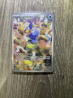 Cramorant Pokemon TCG Twilight Masquerade 176/167 Holo Illustration Rare 110HP - Image 1