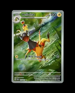 2024 Pokemon Twilight Masquerade HELIOLISK FULL ART IR HOLO 177/167 RARE! NM - Image 1