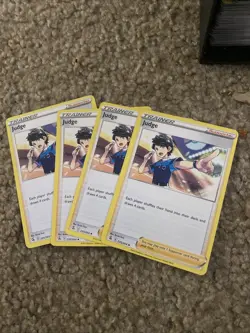 Judge 235/264 - Fusion Strike - Pokemon Trainer Card Playset x4 Supporter - Image 1