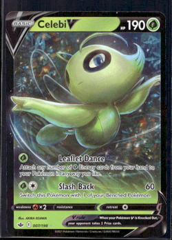 Celebi V - 001/202 - Ultra Rare - Sword & Shield Base Set - English - Pokemon - Image 1