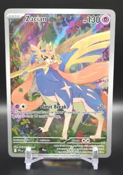 Pokemon - Zacian 100/094 - Me02: Phantasmal Flames Holo - Image 1