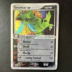 The Pokemon Company Tyranitar ex Unseen Forces Holo Ultra Rare 160 HP 111/115 - Image 1