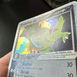 The Pokemon Company Tyranitar ex Unseen Forces Holo Ultra Rare 160 HP 111/115 - Image 5
