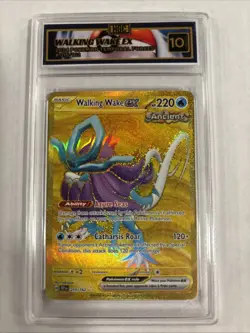 2024 Pokemon Walking Wake Ex #215 HGC 10 Gold Label (sb5) - Image 1