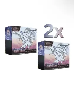 2x Pokemon TCG Chaos Rising Pokemon Center Elite Trainer Box ETB - Image 1