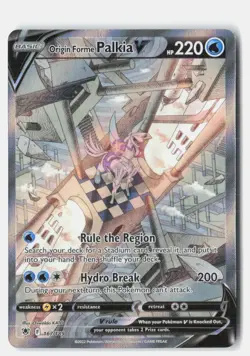 Origin Forme Palkia V 167/189 Ultra Rare Astral Radiance Pokemon Heavily Played - Image 1
