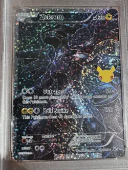 2021 Pokemon Celebrations FA/Zekrom Classic Coll-Black/White #114 PSA 10 GEM MT - Image 2