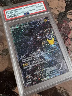 2021 Pokemon Celebrations FA/Zekrom Classic Coll-Black/White #114 PSA 10 GEM MT - Image 4