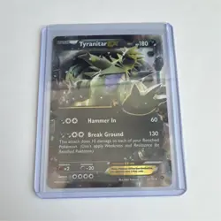 Pokemon TCG Tyranitar EX XY - Ancient Origins 42/98 Ultra Rare Holo Basic HP180 - Image 1