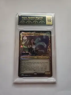 MTG Serialized 007/250 Foil Teysa, Opulent Oligarch Graded 10/10 Gem Mint - Image 1