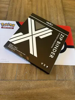 VaultX EXO-TEC Pokemon SV 10.5 Zip Binder 12-Pocket Side Loading 480 Black - Image 1