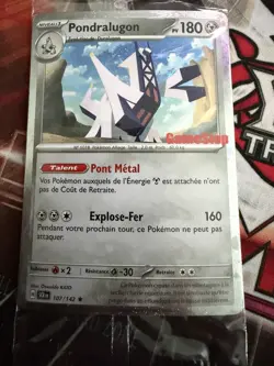 Pokemon TCG Stellar Crown Archaludon 107/142 GameStop Promo SEALED Cosmos FRENCH - Image 1
