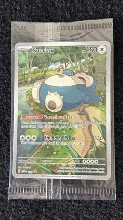 Pokemon Snorlax SV: Scarlet & Violet Promo SVP 051 Holo Pokemon TCG English - Image 1