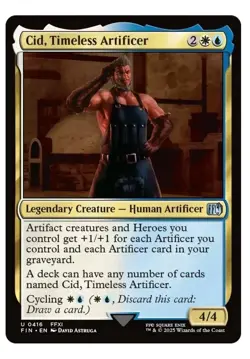 Cid, Timeless Artificer (0416) Final Fantasy Regular Magic The Gathering - Image 1