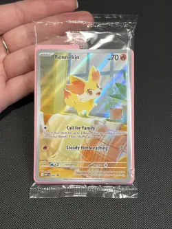 Fennekin Promo #80 CRI EN Chaos Rising Pokemon TCG Black Star Promo NM - Image 1