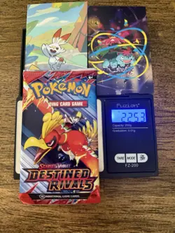 Pokemon Destined Rivals Heavy Booster Pack 22.53g Factory Sealed - Image 1