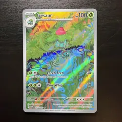 Pokemon TCG Ivysaur SV: Scarlet & Violet 151 Illustrated Rare 167/165 - Image 1