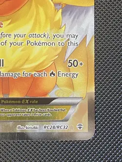 Flareon EX RC28/RC32 LP-NM Full Art Ultra Rare Generations 2016 Pokemon TCG - Image 5