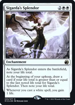 Sigarda's Splendor - Foil Prerelease Promo MID LP MTG - Image 1