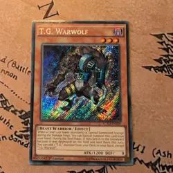 1st Edition Secret Rare T.G. Warwolf (LC5D-EN209) Yu-Gi-Oh! yugioh TCG - Image 1
