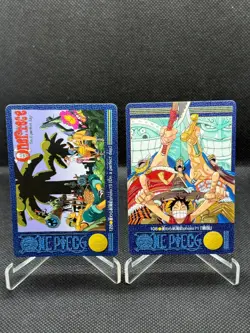 One Piece Visual Adventure 10 cards lots Bandai - Out of vending box near mint - Image 2