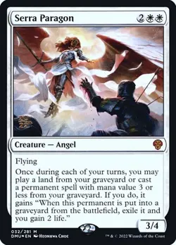 Serra Paragon - Foil Prerelease Promo Dominaria United LP MTG - Image 1
