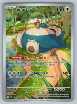 Snorlax SV: Scarlet & Violet Promo Cards 051 Holo NM - Image 1