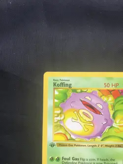 Pokemon Cards: Base Set 1st Edition Common: Koffing 51/102 - Image 2