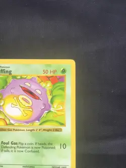 Pokemon Cards: Base Set 1st Edition Common: Koffing 51/102 - Image 3
