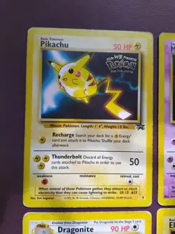 Pokemon The First Movie WOTC Black Star Promo Cards Lot of 4 PIKACHU MEWTWO ETC - Image 2