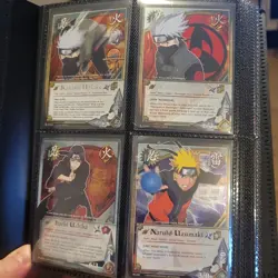 Naruto CCG Binder Card Collection Shonen Jump 2002 Foils/Non 1st Ed Retired - Image 1