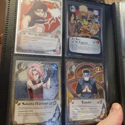 Naruto CCG Binder Card Collection Shonen Jump 2002 Foils/Non 1st Ed Retired - Image 2