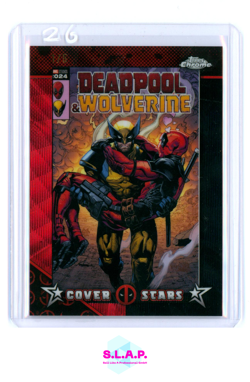 DEADPOOL & WOLVERINE COVER STRS CARD TOPPS CHROME MARVEL 1/5 CS-18 2025 EN - Image 1