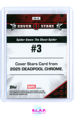 DEADPOOL & WOLVERINE COVER STRS CARD TOPPS CHROME MARVEL 1/5 CS-18 2025 EN - Image 2