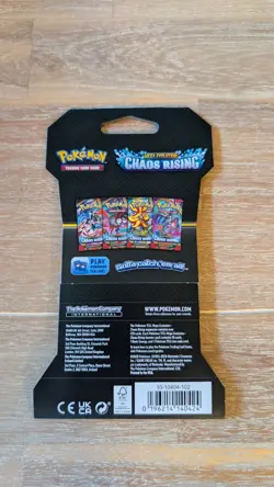 Pokemon TCG Chaos Rising Sleeved Booster Pack SEALED - Image 2
