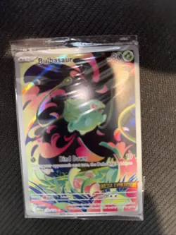 Bulbasaur Mega Evolution Stamped Illustration Card 133/132 Rare - Image 1