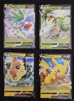 Pokemon Card Lot 14 HOLO Full Art V EX + 3 Pikachu – Sword & Shield / GO - Image 2