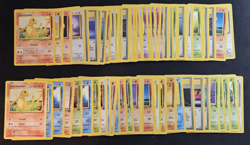 74 Pokemon Cards Lot – 1995 Vintage – LP to MP – Non-First Edition - Image 1