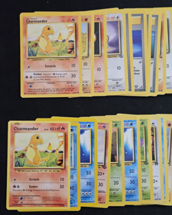 74 Pokemon Cards Lot – 1995 Vintage – LP to MP – Non-First Edition - Image 2