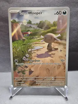 Paldean Wooper 102/094 Illustration Rare Phantasmal Flames Pokemon Card - Image 1