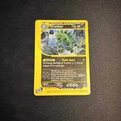 Pokemon Tyranitar Expedition Card 66/165 Non Holo LP 2002 E reader - Image 1