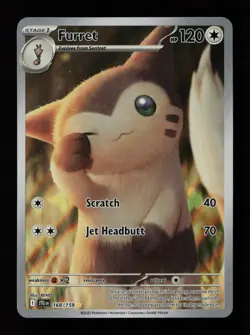 Furret 168/159 Illustration Rare Journey Together Pokemon Cards - Image 1