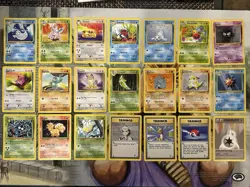 Pokemon Mixed Lot of 21 Base Set 2 Non-Holo Regular English Vintage Cards - NM - Image 1