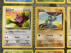 Pokemon Mixed Lot of 21 Base Set 2 Non-Holo Regular English Vintage Cards - NM - Image 5