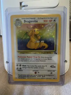 Dragonite Holo 4/62 Fossil Set - Rare Vintage 1999 WOTC Pokemon Card - NM/LP - Image 2