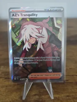 Pokemon TCG Az’s Tranquility Trainer Card Full Art Chaos Rising - Image 1