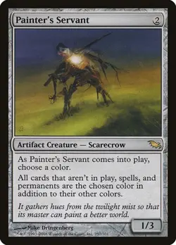 Painter's Servant Shadowmoor MP MTG - Image 1