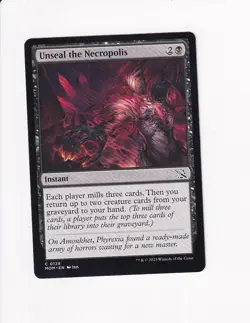 MTG MAGIC THE GATHERING MARCH OF THE MACHINE UNSEAL THE NECROPOLIS (X) - Image 1