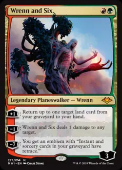 Wrenn and Six - Near Mint MTG Modern Horizons - Image 1